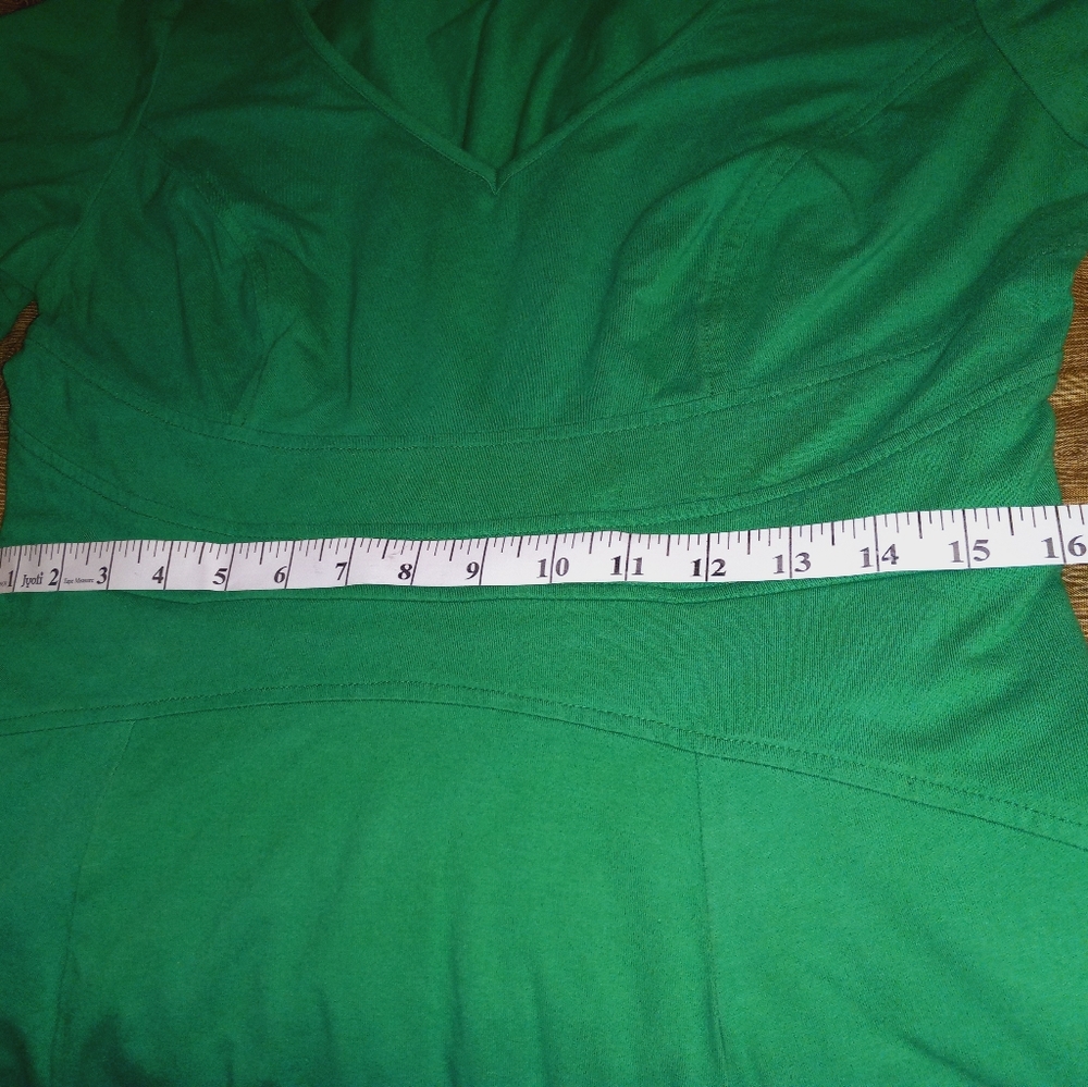 SALE! eShakti curved waist fit and flare dress with POCKETS! - Picture 14 of 14